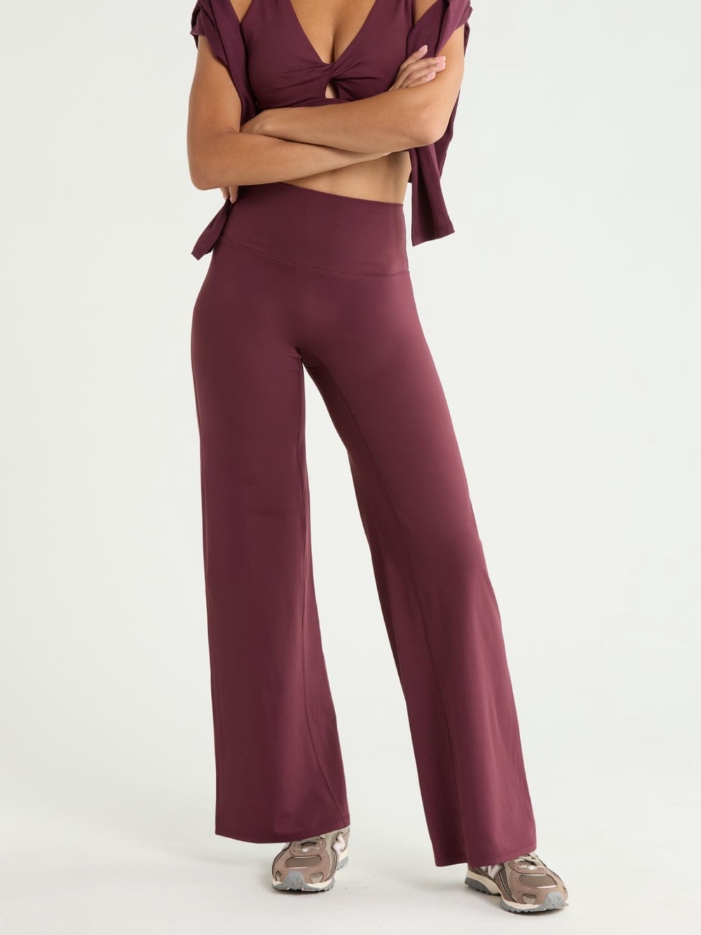 Zella Zen High Waist Wide Leg Pants